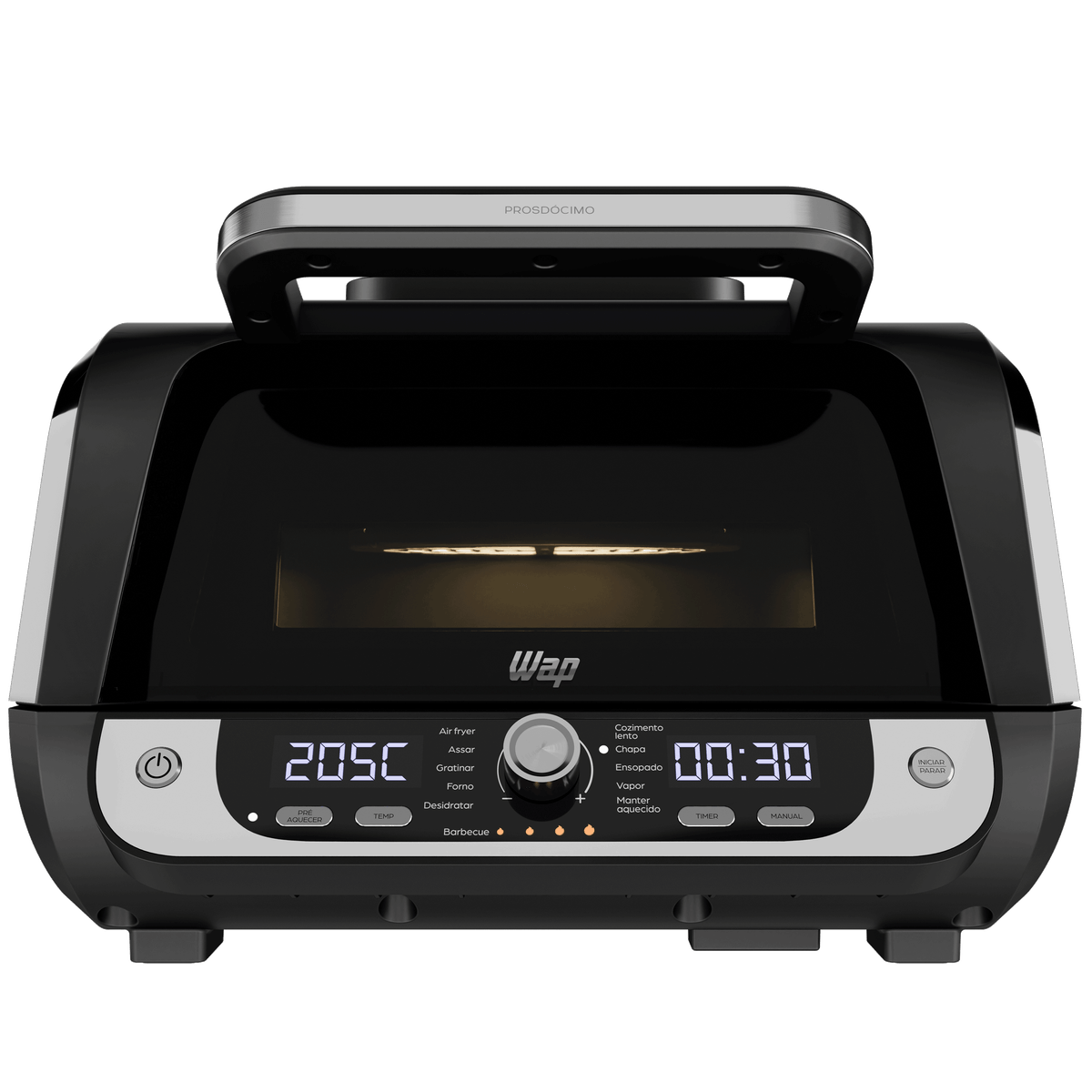 Fritadeira Elétrica WAP Air Fryer Barbecue Digital