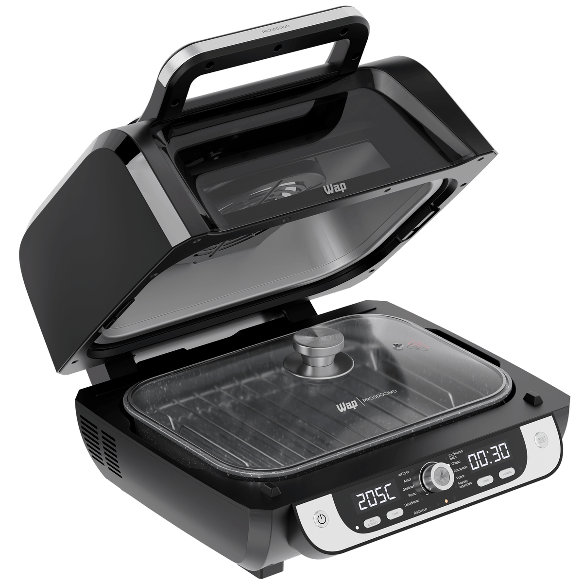 Fritadeira Elétrica WAP Air Fryer Barbecue Digital