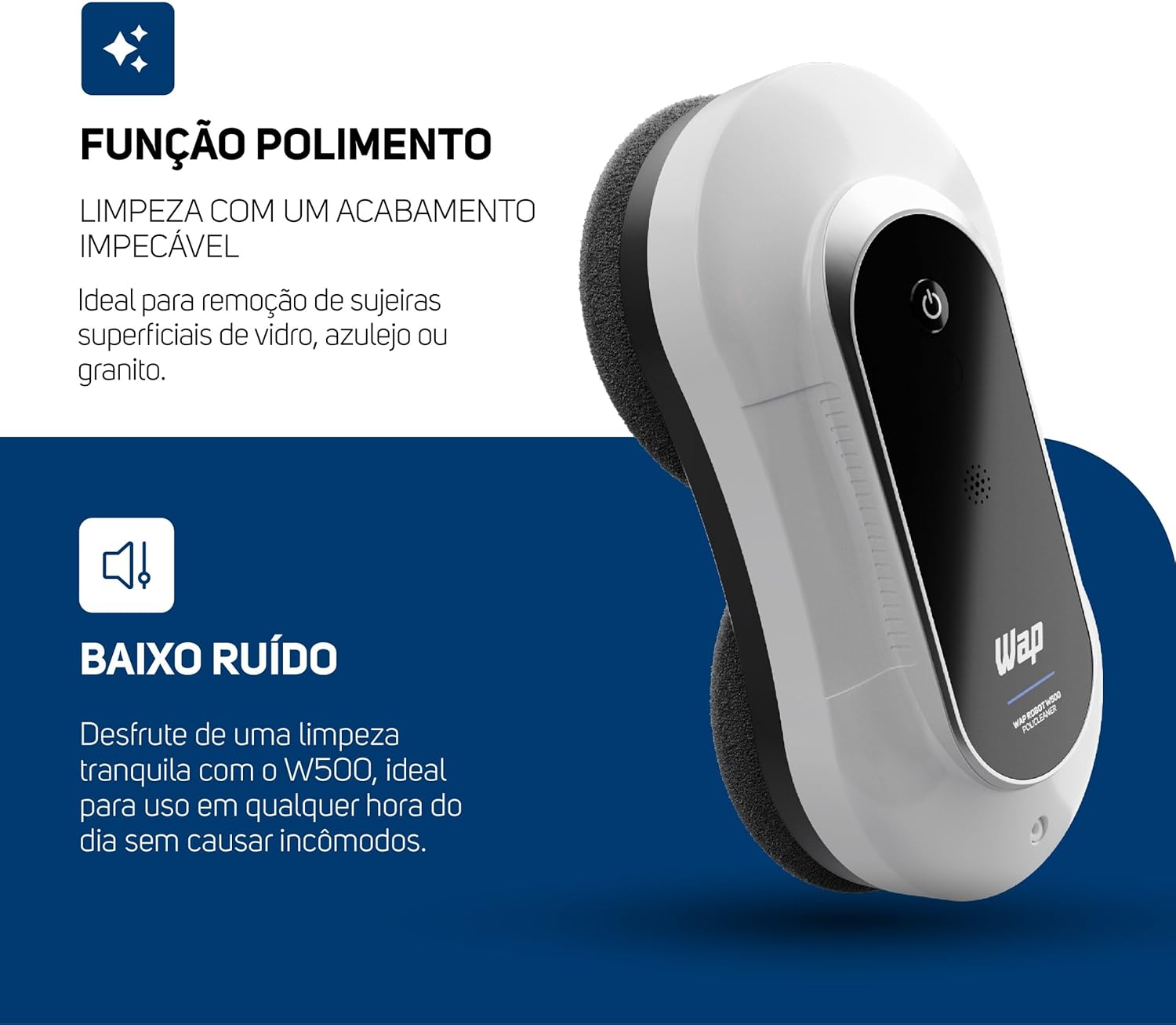 Robô de Limpeza WAP Robot W500 Policleaner