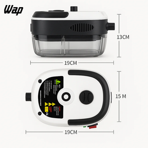 (+BRINDE) NOVO LIMPADOR A VAPOR WAP TURBBO PRESSURIZADO 2500W BIVOLT - HIGIENIZAÇÃO COMPLETA E PROFUNDA + KIT PANO MICROFIBRA + MINI ESCOVA + AROMATIZADOR FRETE GRÁTIS