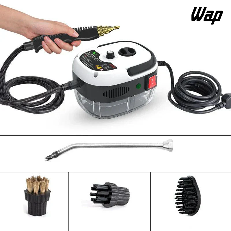 (+BRINDE) NOVO LIMPADOR A VAPOR WAP TURBBO PRESSURIZADO 2500W BIVOLT - HIGIENIZAÇÃO COMPLETA E PROFUNDA + KIT PANO MICROFIBRA + MINI ESCOVA + AROMATIZADOR FRETE GRÁTIS